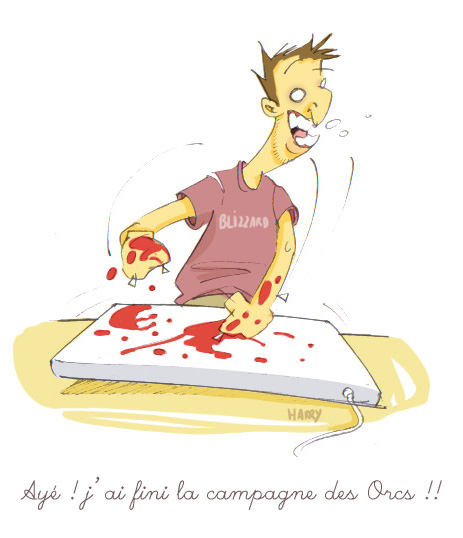 Warcraft 3 avec les doigts