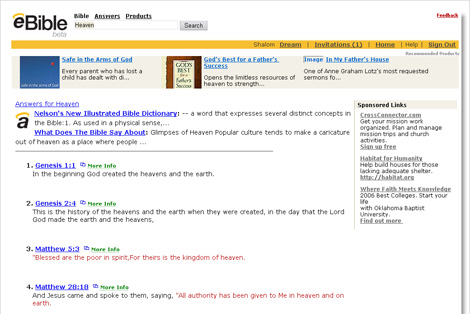 Cherchez dans la Bible