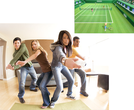 Wii love the tennis