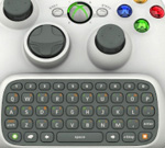 Un clavier sur un pad console