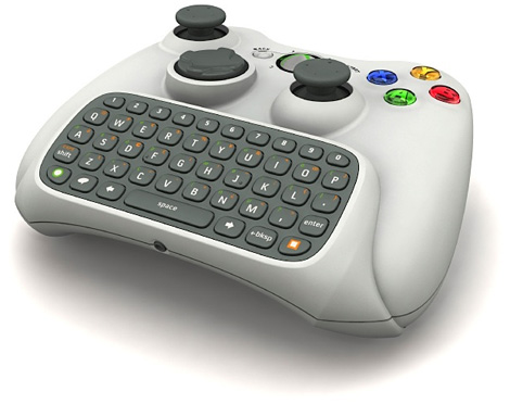 Un clavier sur un pad console