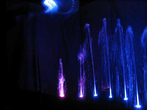 Laval Virtual: interactive fountain