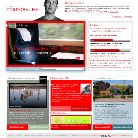 HSBC vous demande votre avis !