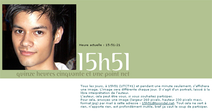 Quinze heure cinquante et une